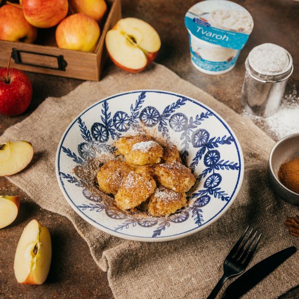 TVAROHOVO-JABLKOVÉ HRUDKY 