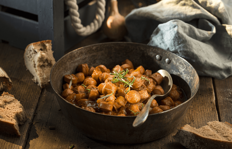 Recept → Perkelt z párkov Recept → Perkelt z párkov