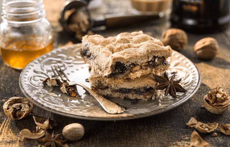 Recept → Plnený medovník