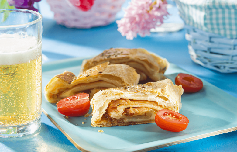 Recept → Šunková roláda z lístkového cesta Recept → Šunková roláda z lístkového cesta