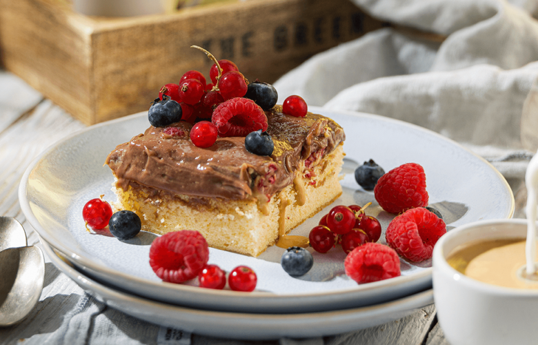 Recept → Malinové rezy s čokoládou Recept → Malinové rezy s čokoládou