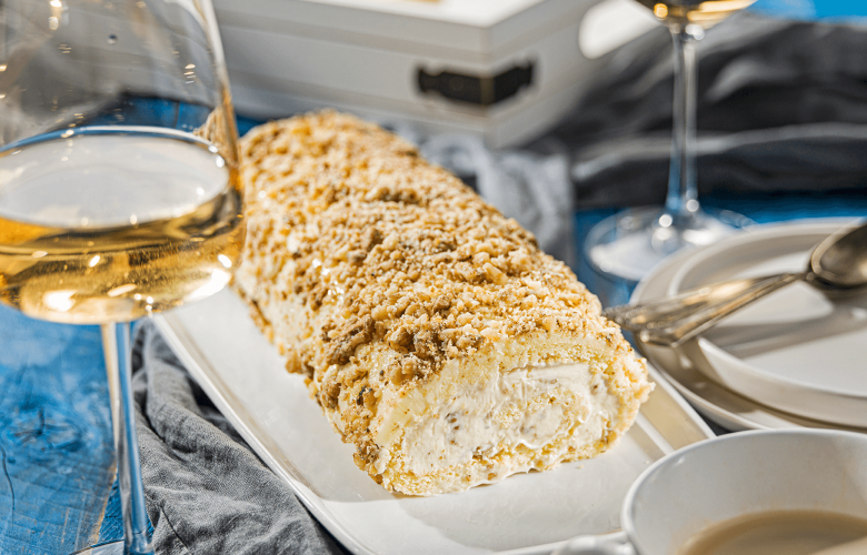 Recept → Grilážová roláda Recept → Grilážová roláda