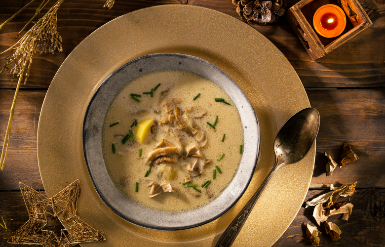 Recept → Vianočná hríbovica Recept → Vianočná hríbovica