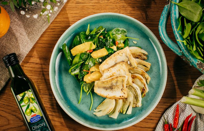 Recept → Zubáč s feniklom a pomarančovým maslom Recept → Zubáč s feniklom a pomarančovým maslom