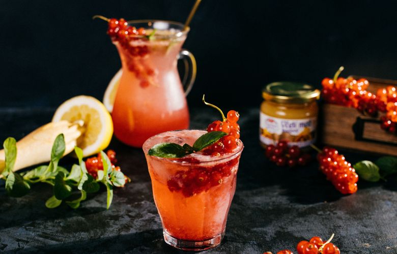 Recept → Ríbezľovo-medová limonáda Recept → Ríbezľovo-medová limonáda