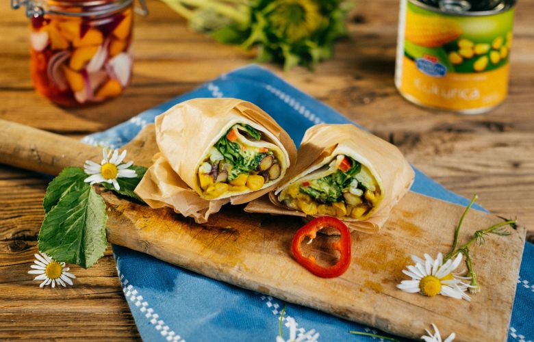 Recept → Pikantné vegánske burrito Recept → Pikantné vegánske burrito