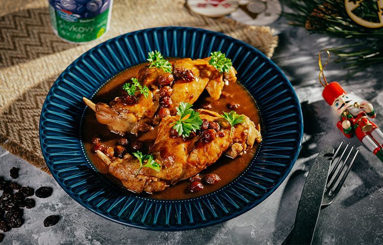 Recept → KRÁLIK NA ČIERNO Recept → KRÁLIK NA ČIERNO
