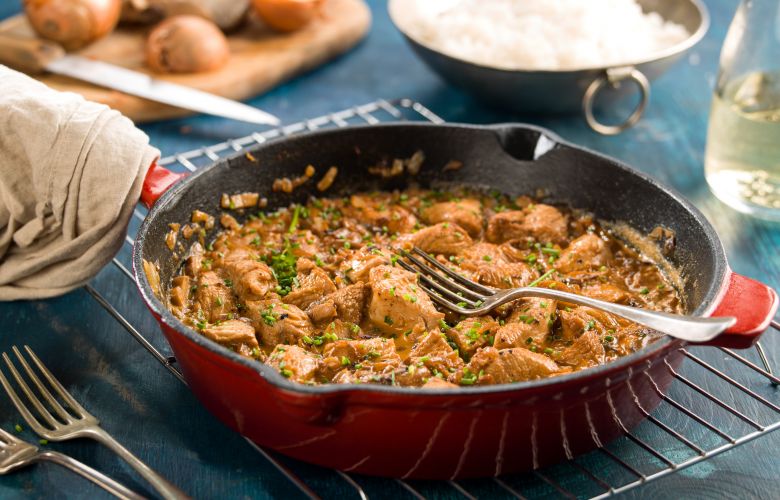 Recept → Morčacie ragú s hlivou Recept → Morčacie ragú s hlivou