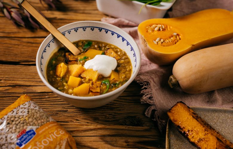 Recept → TEKVICOVO-ŠOŠOVICOVÁ POLIEVKA SO ŠPENÁTOM Recept → TEKVICOVO-ŠOŠOVICOVÁ POLIEVKA SO ŠPENÁTOM