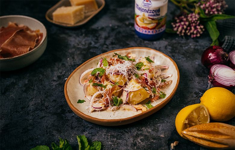 Recept → ZEMIAKOVÝ ŠALÁT SO SUŠENOU ŠUNKOU Recept → ZEMIAKOVÝ ŠALÁT SO SUŠENOU ŠUNKOU