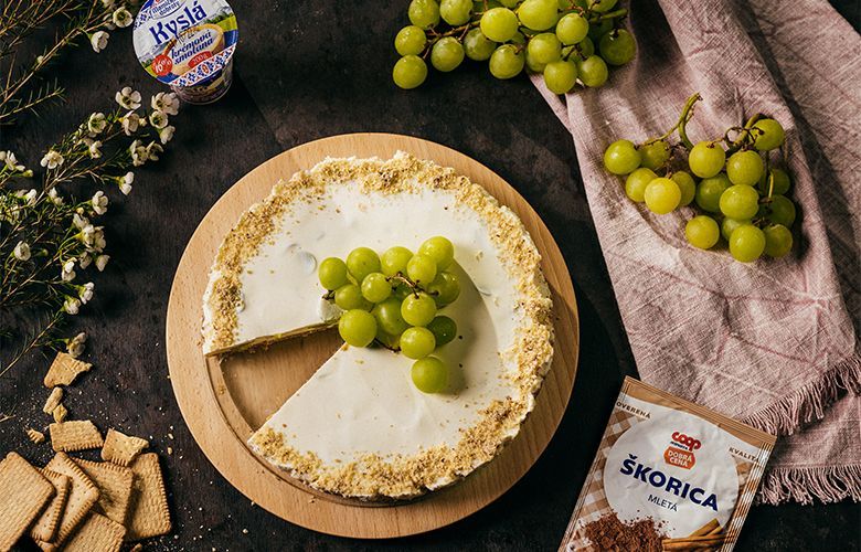 Recept → HROZNOVÝ CHEESECAKE 
