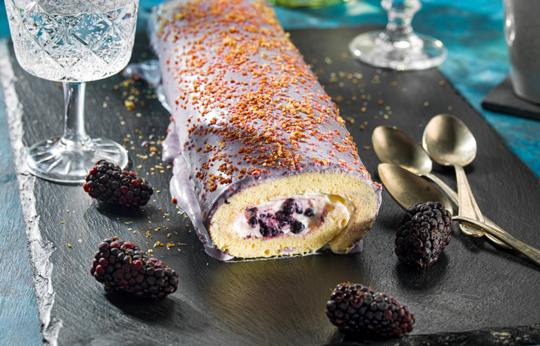 Recept → Ľahká černicová roláda Recept → Ľahká černicová roláda