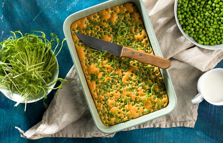 Recept → Hrášková bublanina Recept → Hrášková bublanina